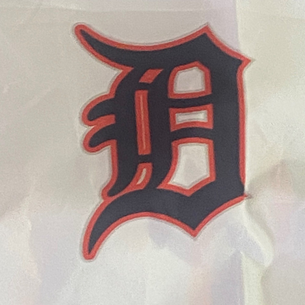 Detroit Tigers Pepsi Windbreaker Jacket Gray‎ Full Zip MLB Baseball Mens NWOT - Picture 2 of 6